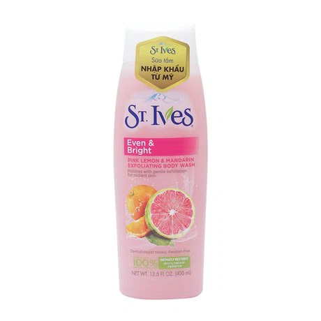 Sữa tắm hương cam chanh ST. Ives 400ml