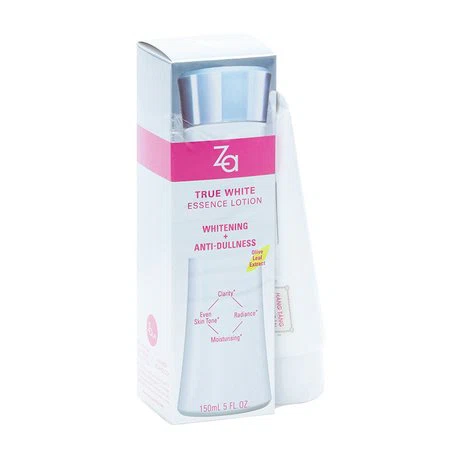 Tinh chất dưỡng trắng da ZA True White Essence Lotion 3 trong 1 (150ml) + Tặng kèm kem tẩy tế bào chết ZA True White (100g)