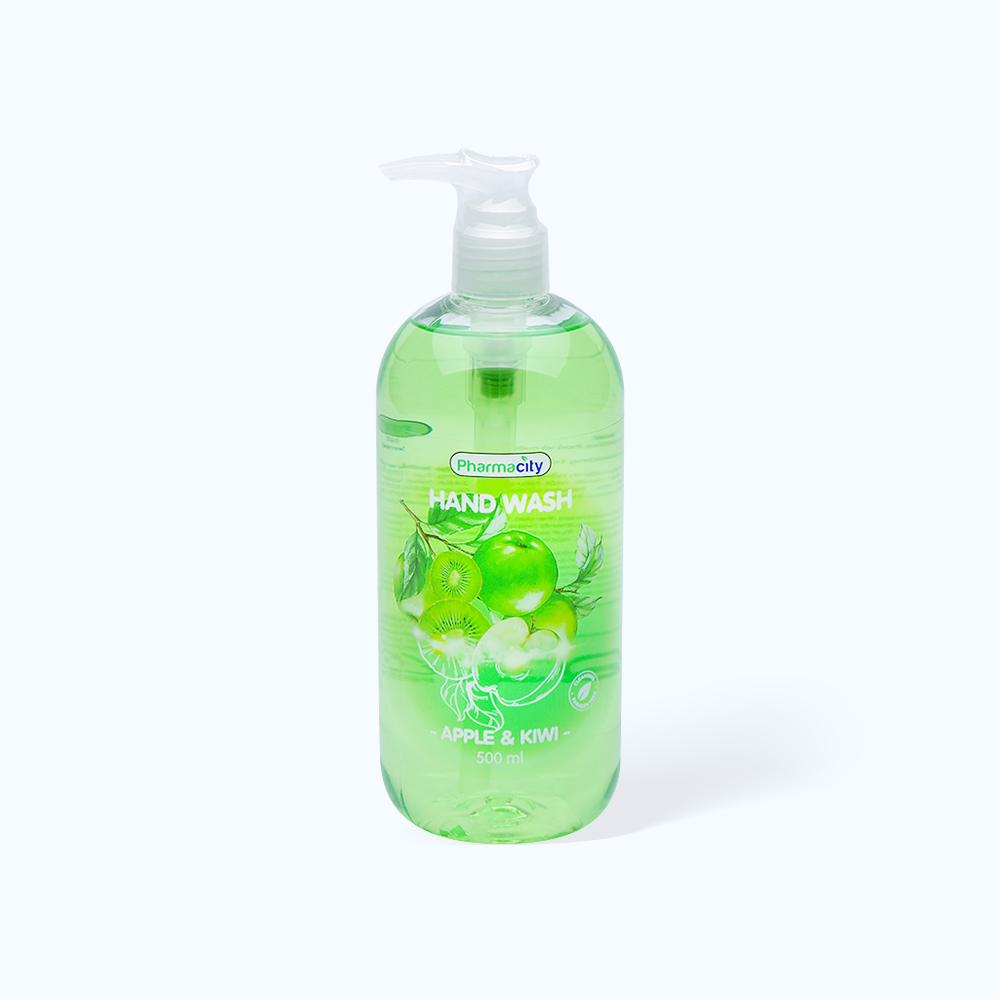 Nước rửa tay Pharmacity Apple Kiwi Hand Wash (Chai 500ml)