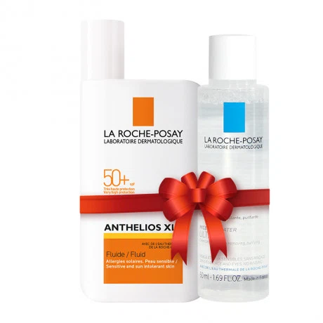 Kem chống nắng không gây nhờn rít La Roche-Posay Anthelios XL Fluid (50ml) + Tặng Micellar Water (50ml)