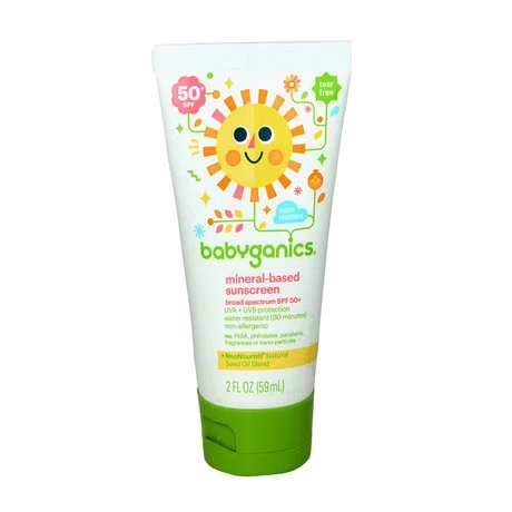Kem chống nắng cho trẻ em Babyganics SPF50+ (59ml)