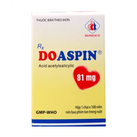 Doaspin 81mg (Chai 100 viên)