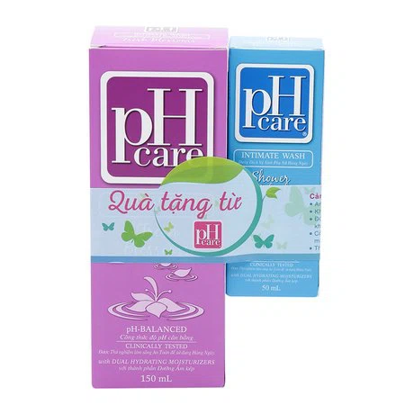 Dung dịch vệ sinh phụ nữ hương lily PH Care Fresh Blossom (150ml) + Tặng DDVS phụ nữ PH Care (60ml)