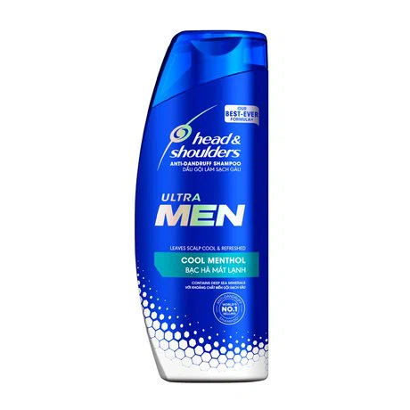 Dầu gội Head & Shoulders Ultra Men Cool Menthol Anti Dandruff Shampoo (Chai 315ml)
