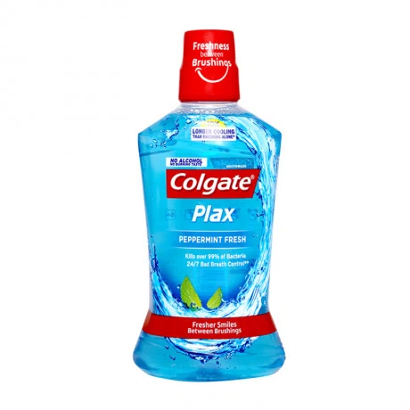 Colgate NSM Plax Xanh Duong Peppermint  Fresh 500ml