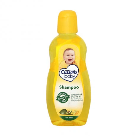 Dầu gội em bé cho tóc bóng khỏe chiết xuất Tinh dầu bơ Cussons Avocado & Pro-Vit B5 Shampoo (Chai 200ml)