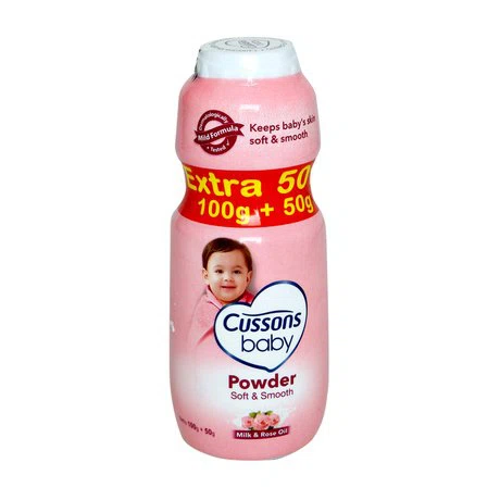 Phấn thơm dưỡng ẩm em bé Cusson Baby Powder Soft & Smooth (100g)