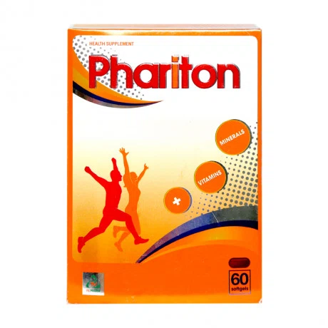 Thực phẩm bảo vệ sức khỏe bổ sung vitamin và khoáng chất Phariton (12 vỉ x 5 viên/hộp)