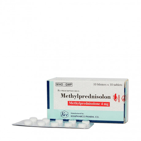 Methylprednisolon 4 Khanh Hoa (10vi x 10vien)