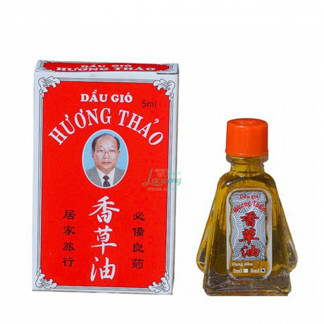 Dầu Hương Thảo 3ml trị cảm cúm nhức đầu đau bụng (chai 3ml)
