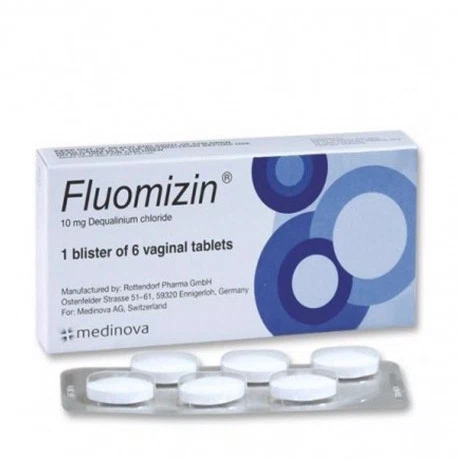 Fluomizin (Hộp 1 vỉ x 6 viên)