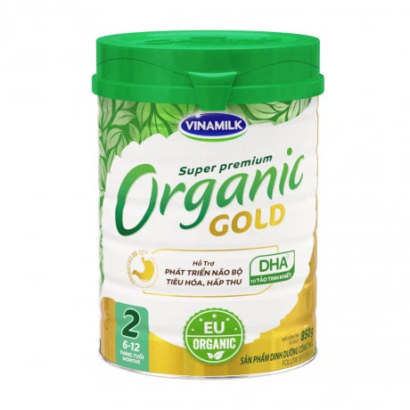 Sữa bột số 2 Organic Gold (6-12 tháng tuổi) (hộp 850g)