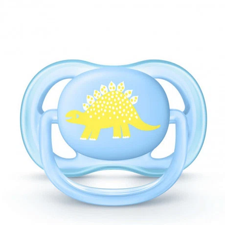 Núm ty ngậm thông khí hình khủng long cho bé từ 0 - 6 tháng tuổi Philips Avent (Gói 1 cái)