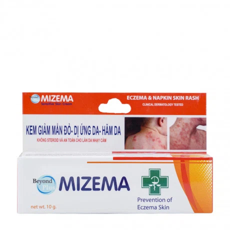 Kem MIZEMA Sensitive Skin Cream giúp giữ ẩm và giảm nứt nẻ da, khô da (Tuýp 10g)