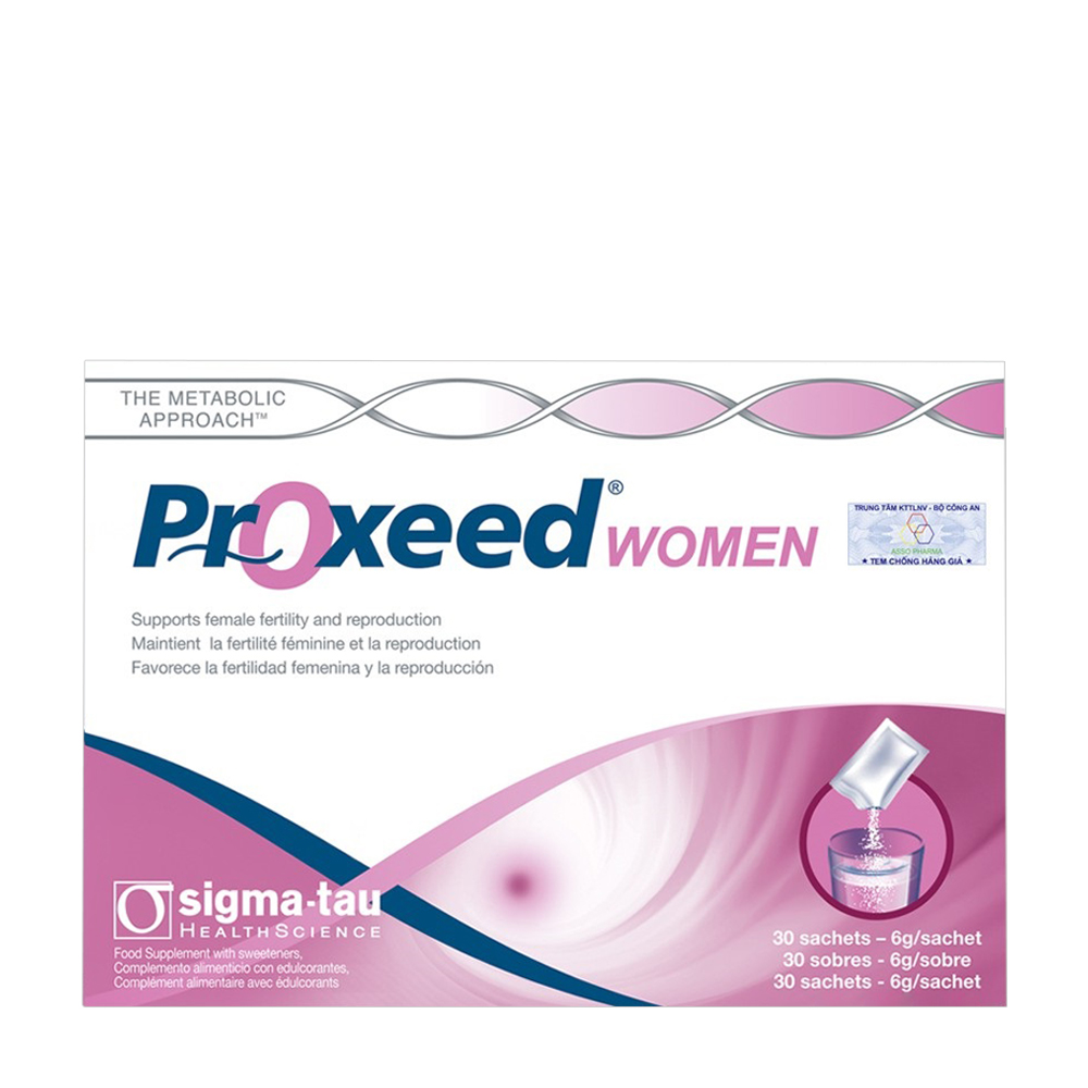 Thực phẩm hỗ trợ cải thiện sức khoẻ sinh sản nữ Proxeed Women  (Hộp 30 Gói)