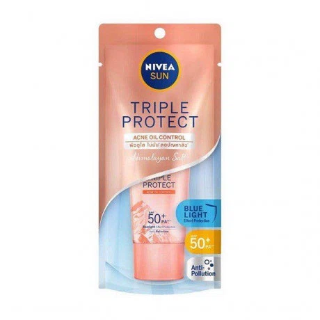 Kem chống nắng kiểm soát nhờn mụn Nivea Himalaya SPF50+ PA+++ (Tuýp 40ml)
