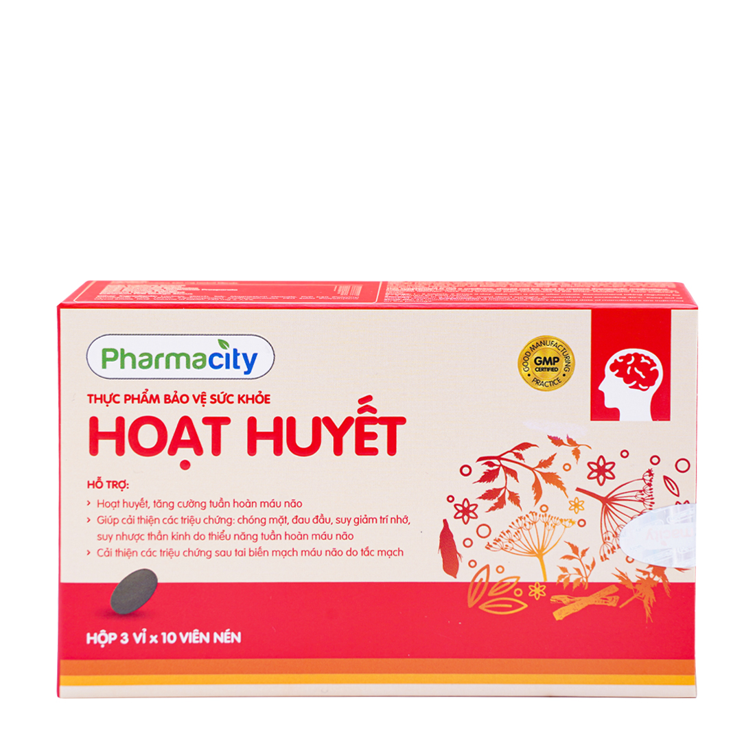 PMC Hoạt Huyết (3 vi x 10 vien)