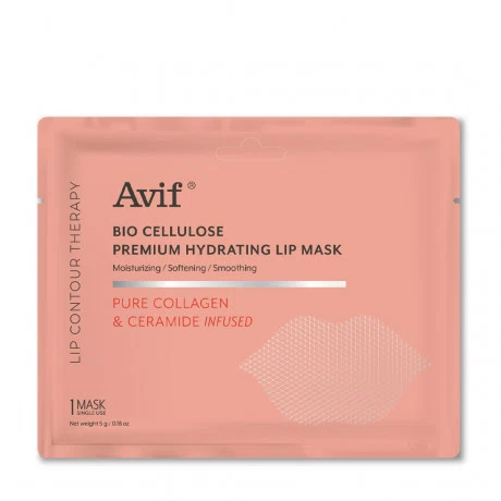 Mặt nạ dưỡng môi Avif Bio Cellulose Premium Hydrating Lip Mask 5g