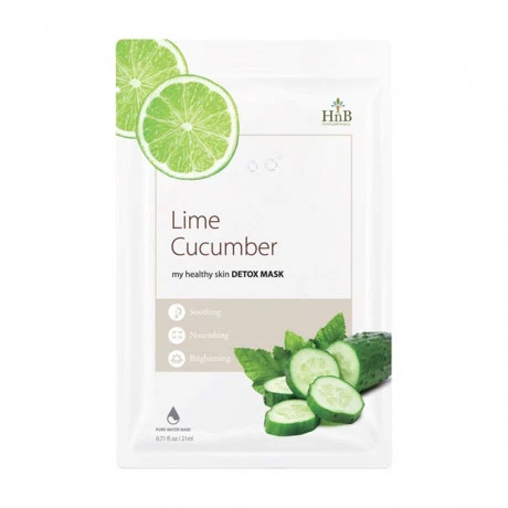 Mặt Nạ HNBH My Healthy Skin Detox Hỗ Trợ Dưỡng Da Dưa Leo Và Chanh Tươi (Gói  21Ml)