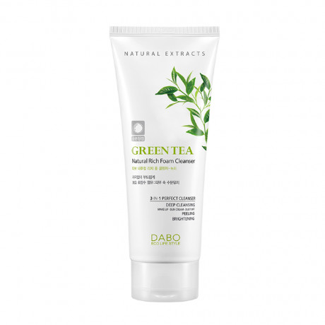 Sữa rửa mặt ngăn ngừa mụn trà xanh Dabo 3 in 1 (Tuýp 60ml)