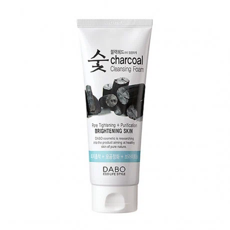 Sữa rửa mặt sáng da sạch nhờn than hoạt tính Dabo 3 in 1 (Tuýp 60ml)