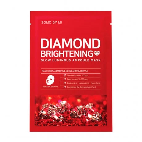 Mặt nạ dưỡng da ngọc trai Some By Mi Diamond Brightening Glow Luminous Ampoule Mask (25g)