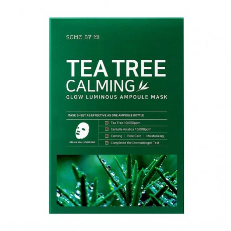 Mặt nạ tràm trà làm dịu da và giảm mụn Some By Mi 30 days Tea Tree Calming Glow Luminious Ampoule Mask (25g)