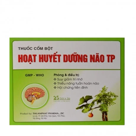 Hoạt huyết dưỡng não TP ( Hop 25 goi x 3g)