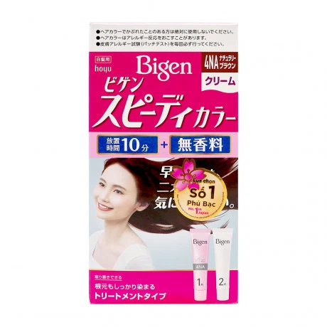 Kem nhuộm tóc Bigen Speedy Color màu 4NA nâu (80g)