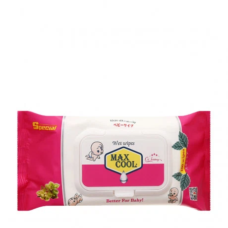 Khăn ướt em bé có hương Max Cool (100 tờ/gói)