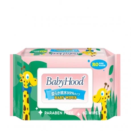 Khăn ướt em bé Babyhood (60 miếng/gói)
