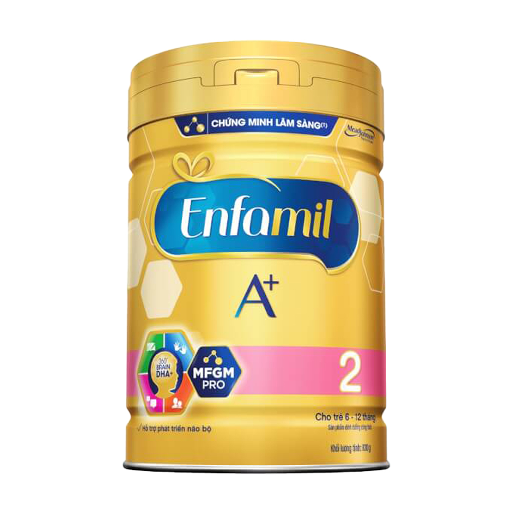 Sữa bột dinh dưỡng dành cho trẻ từ 6-12 tháng Enfamil  A+2 (Hộp 830g)