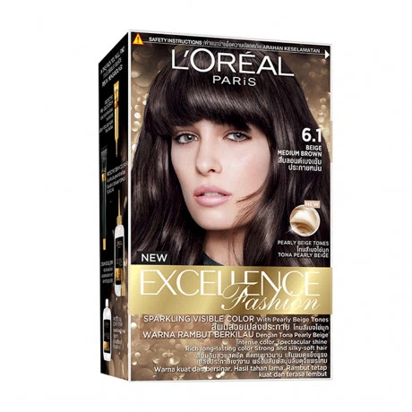 Thuốc nhuộm tóc L'Oreal Excellence Fashion 6.1 nâu khói (172ml)