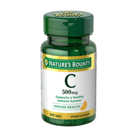 Viên bổ sung vitamin C Nature's Bounty C 500mg (Hộp 100 viên)