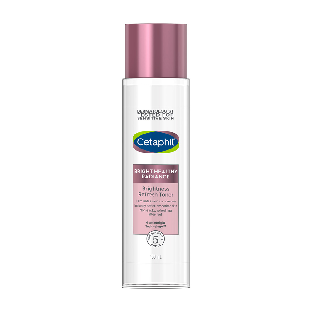 Nước hoa hồng CETAPHIL Bright Healthy Radiance Brightness Refresh Toner hỗ trợ làm sạch da (150ml)