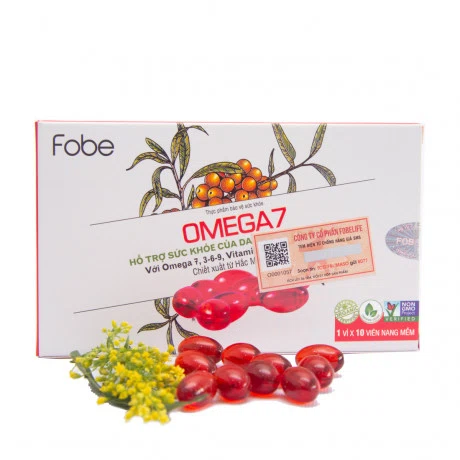 Thực phẩm bảo vệ sức khỏe Fobe Omega7 (Hộp 10 viên)