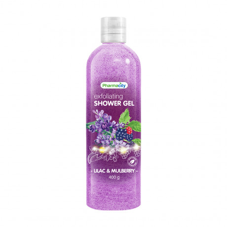Sữa tắm chứa hạt Lilac & Mulbery Pharmacity (Chai 400g)