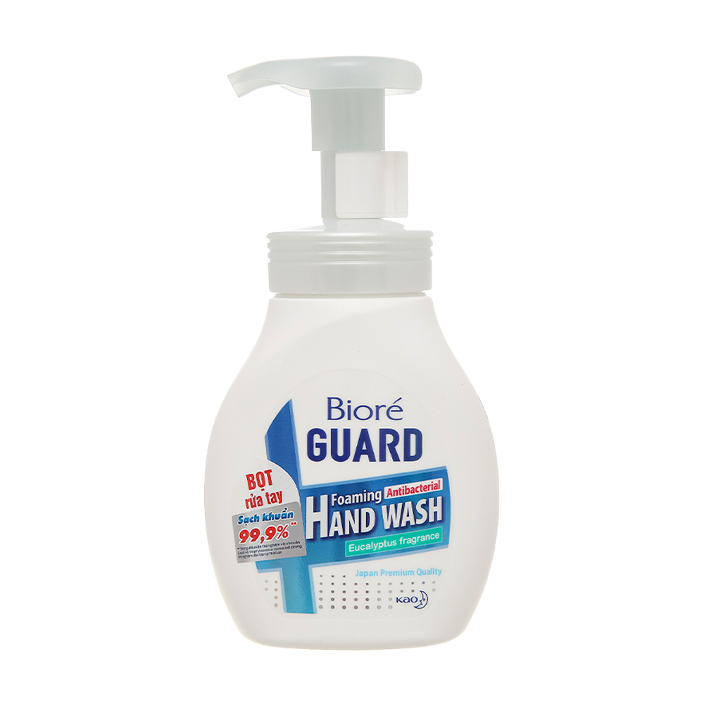 Bọt rửa tay kháng khuẩn hương khuynh diệp Biore Guard (Chai 250ml)
