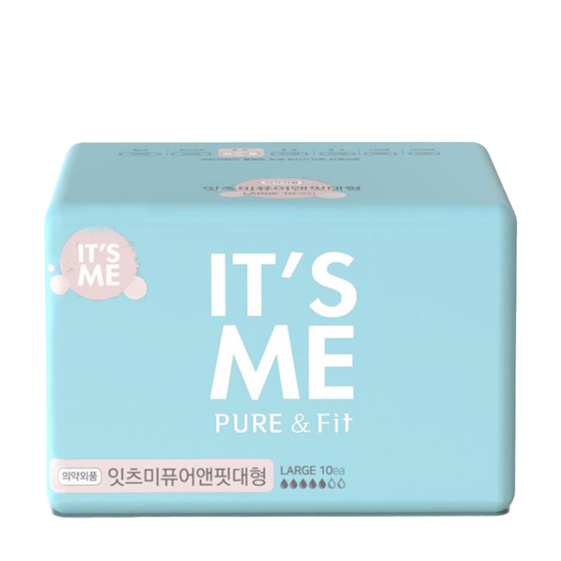 Băng vệ sinh Its me Pure&fit có cánh size to 28cm (10 miếng)