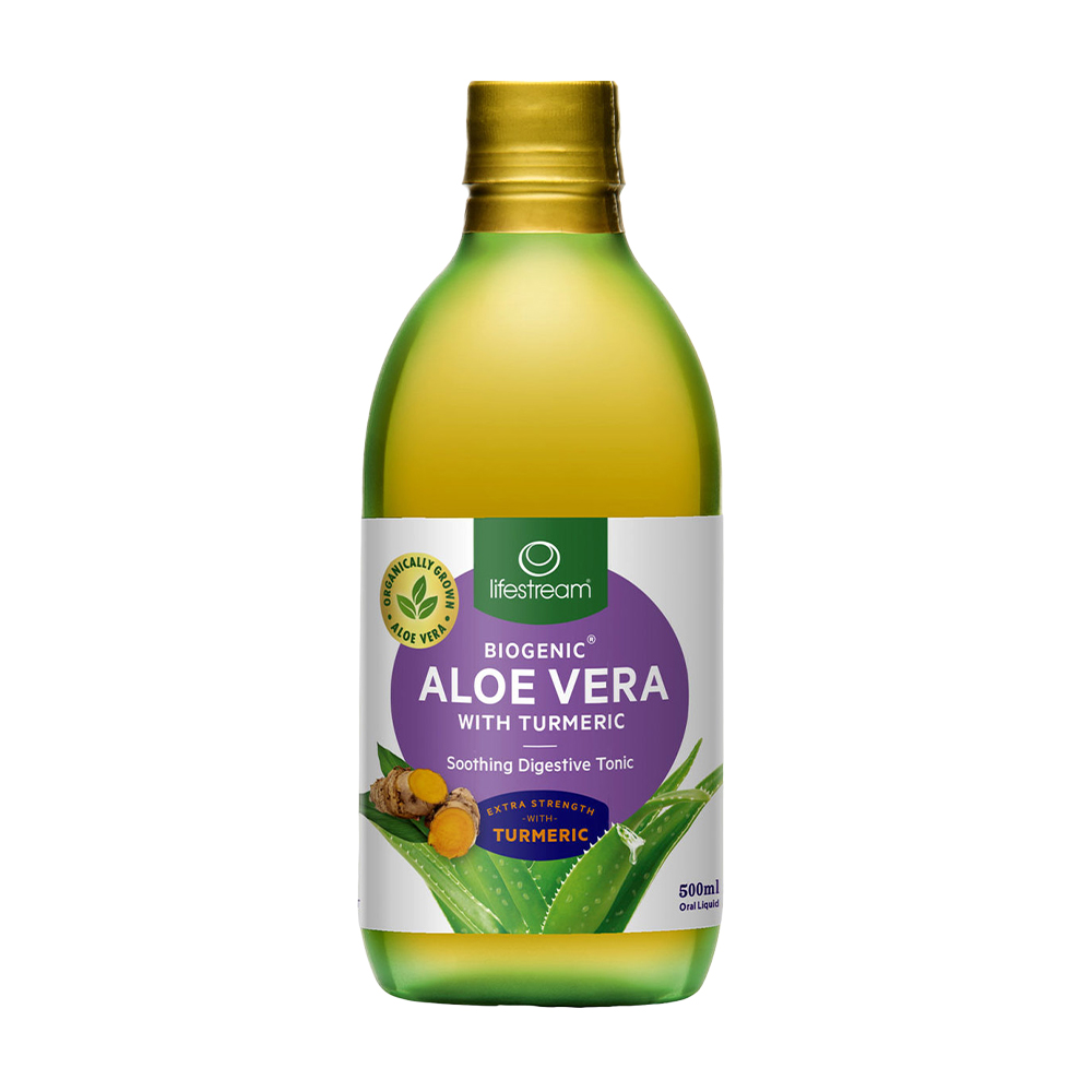Nước ép hỗ trợ tiêu hoá Lifestream Biogenic Aloe Vera with Turmeric  500 Ml