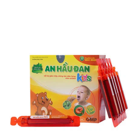 Kinh Do An Hau Dan Kids H.Tro Giam Trieu Chung Viem Hong (2 vi x 5 ong)