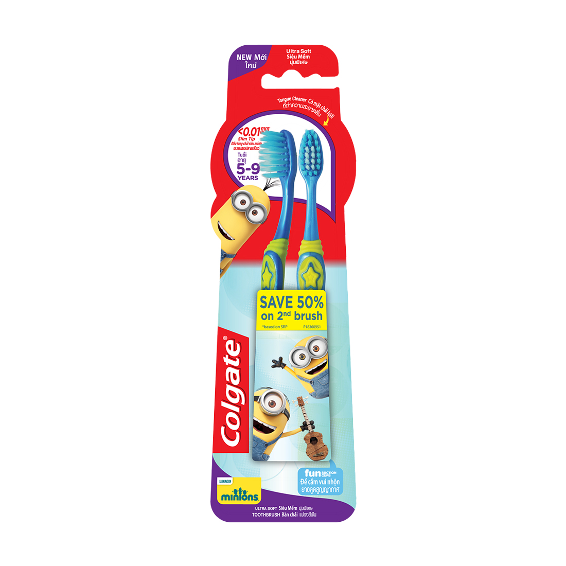 Colgate Bo Doi BCDR Tre Em Minion (2 Cay/Bo)