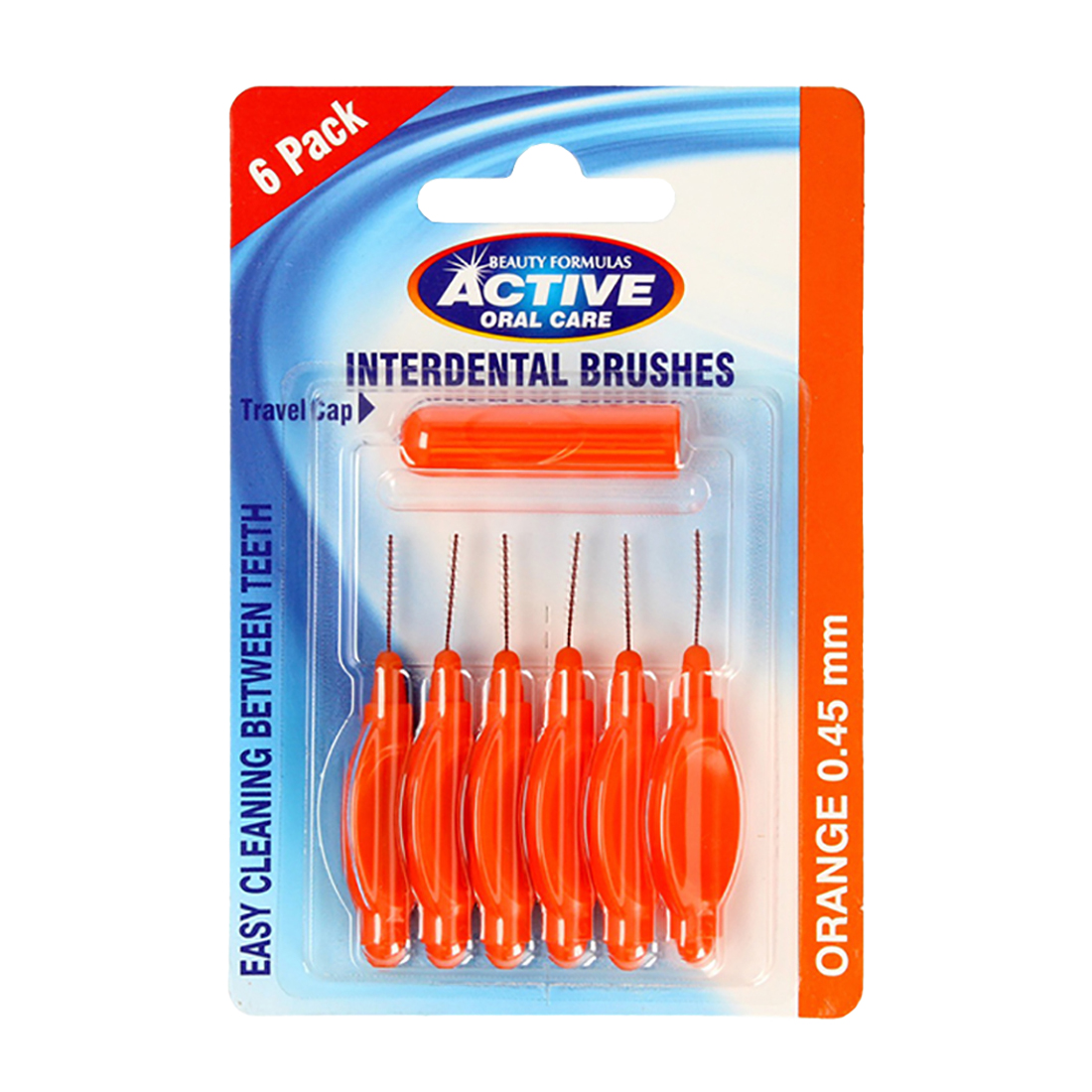 Beauty Formulas Ban Chai Ke Rang Active Interdental Brushes 0.45mm (6 Cai/Vi)