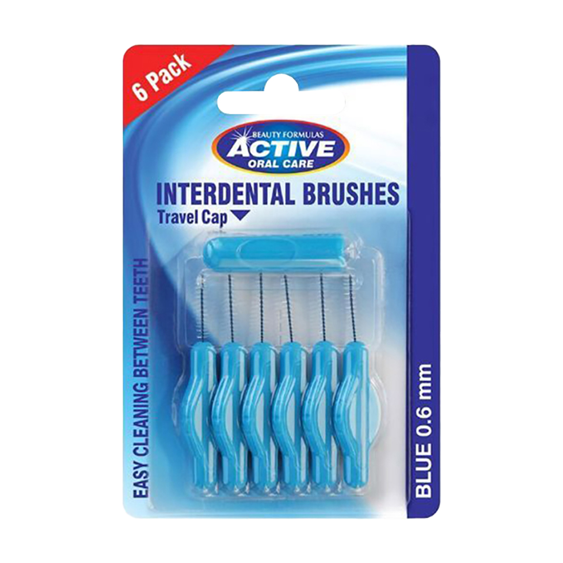 Beauty Formulas Ban Chai Ke Rang Active Interdental Brushes 0.6mm (6 Cai/Vi)
