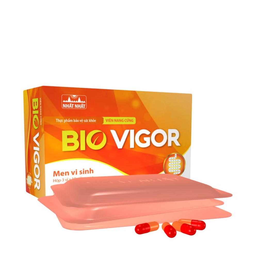 Viên uống Bio Vigor Nhất Nhất bổ sung men vi sinh (Hộp 3 vỉ x 10 viên)