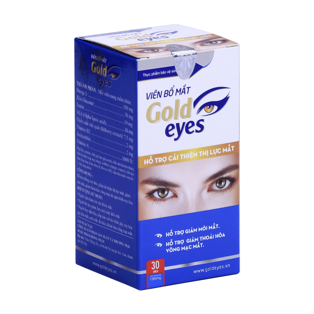Viên uống Gold Eyes hỗ trợ bổ mắt(Hộp 30 viên)