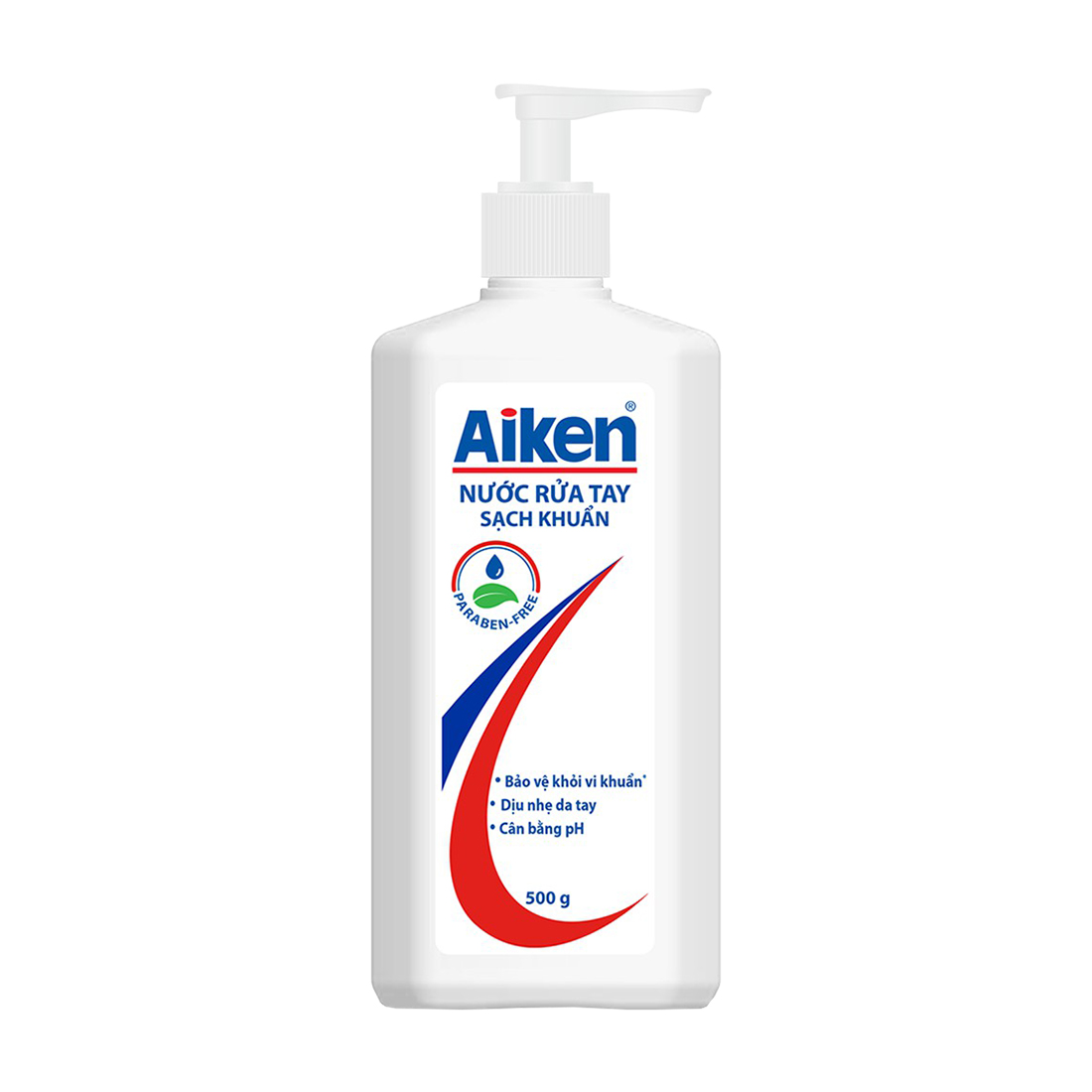 Nước rửa tay sạch khuẩn Aiken Anti-Bacterial Hand Wash (Chai 500g)