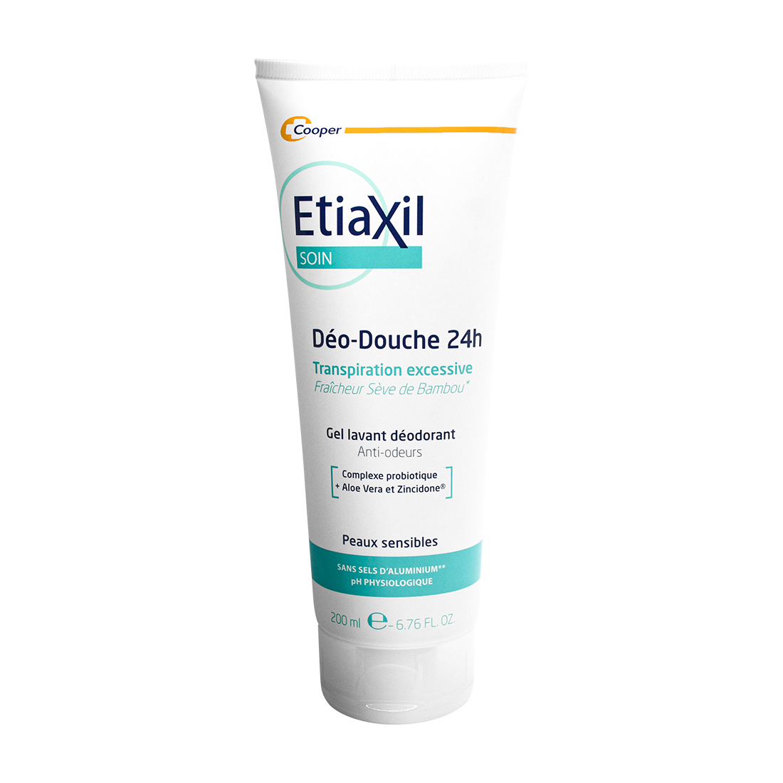 Gel tắm làm sạch và khử mùi ETIAXIL Deo-Douche 24h (Tuýp 200ml)
