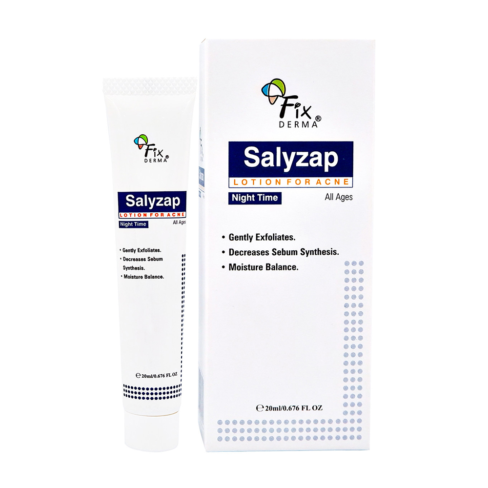Gel FIXDERMA Salyzap Gel giúp làm sạch bã nhờn, tế bào da chết, giúp lỗ chân lông thoáng (20g)