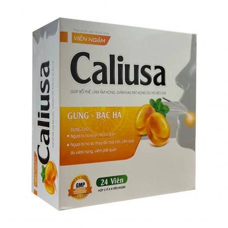 Viên ngậm giúp bổ phế, ấm họng Cali USA (Hộp 24 viên)